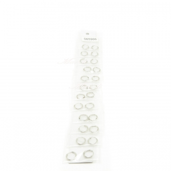 Сережки дешеві 12 шт. (Ø 1.3 см.) 3-8178