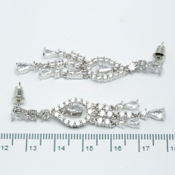 Сережки XUPING Silver (5.9 х 1 см.) 205372