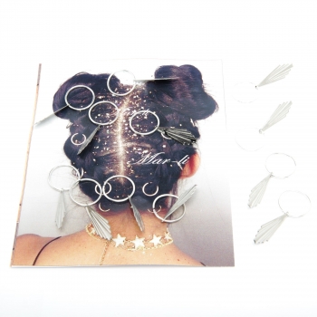 Пірсинг для волосся 12 шт. 6-4321