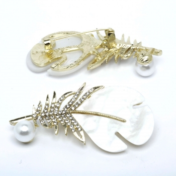 Брошки (5.1 х 2.5 см.) 6-4812