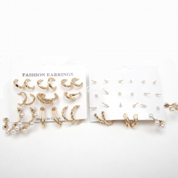 Сережки 9 пар "набір" 6-5310