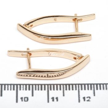 Сережки XUPING Gold (3.5 х 0.3 см.) 515213