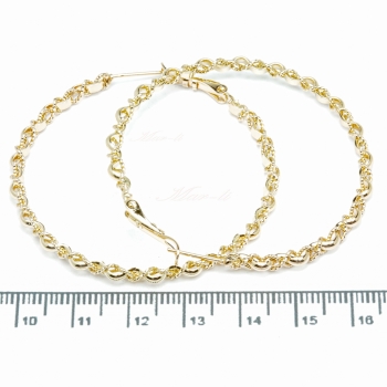 Сережки XUPING Gold (Ø 4.0 см.) 515367